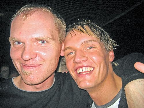 Hardy und Stephan...der erste Kontakt...