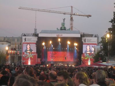 noch einmal die Bühne